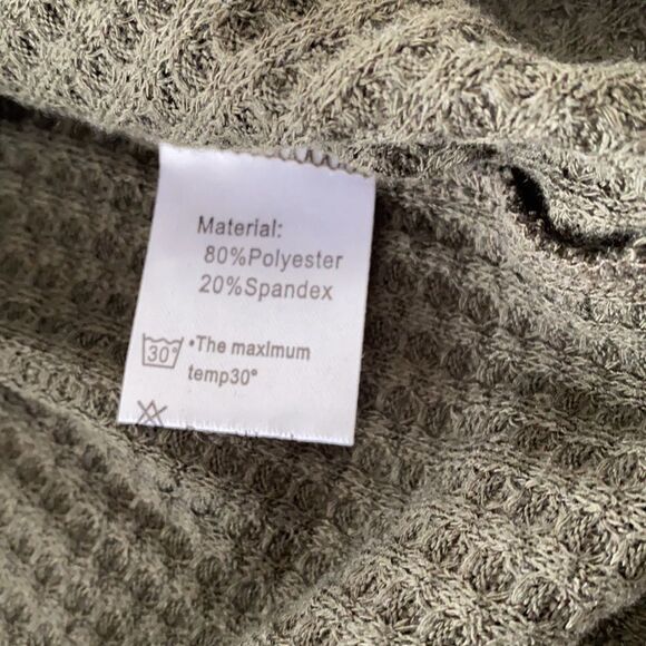 Iwollence hunter green button up thermal sz S - Picture 9 of 9